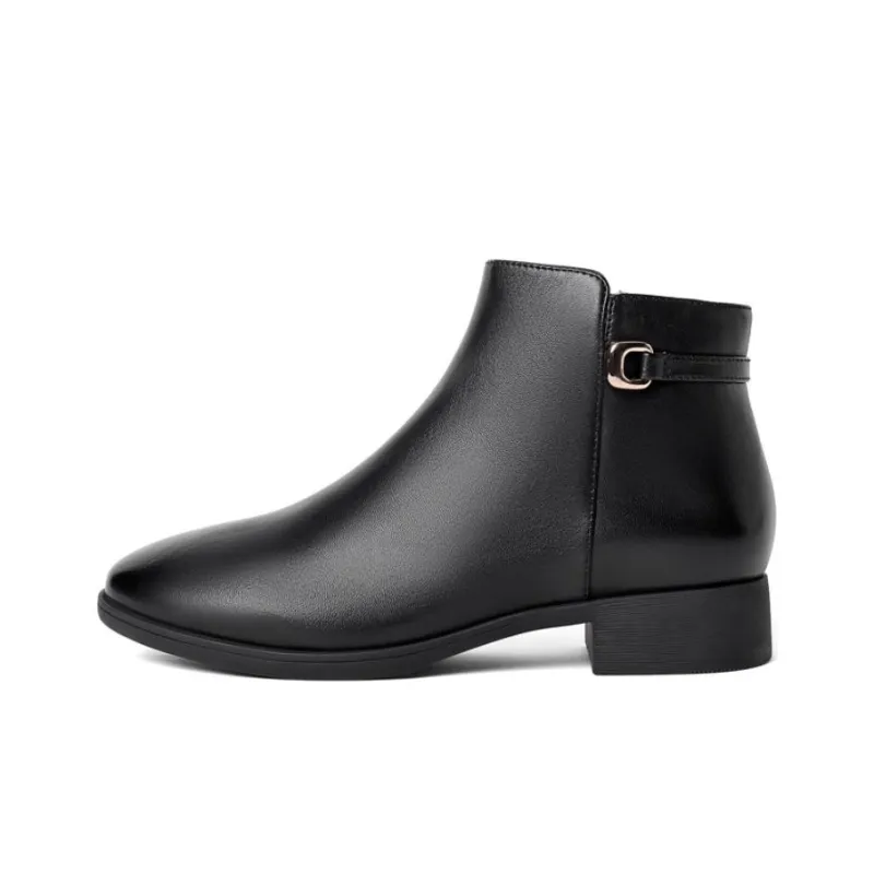 Senda Ankle Boots Women's Black/Brown-12