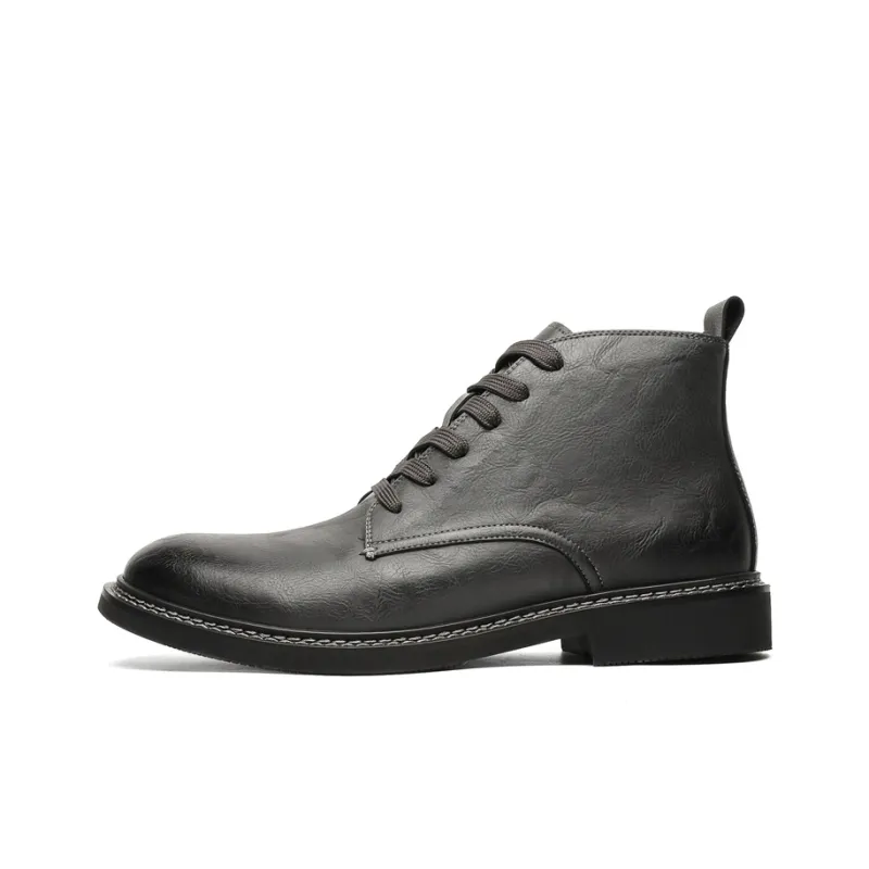 Chi Wolf Ankle Boots Men's Black-0