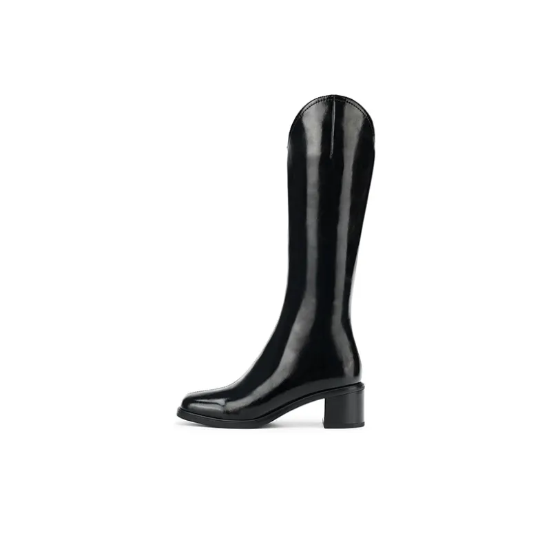 SATURDAY MODE Knee-high Boots Women's Black-1