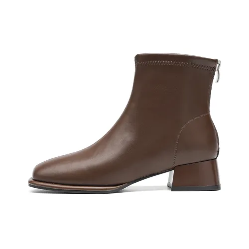 EBLAN Ankle best koolaburras Women's Dark Brown