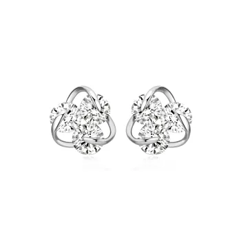 OUBI.YABI 925 Sterling Silver Stud Earrings Women's
