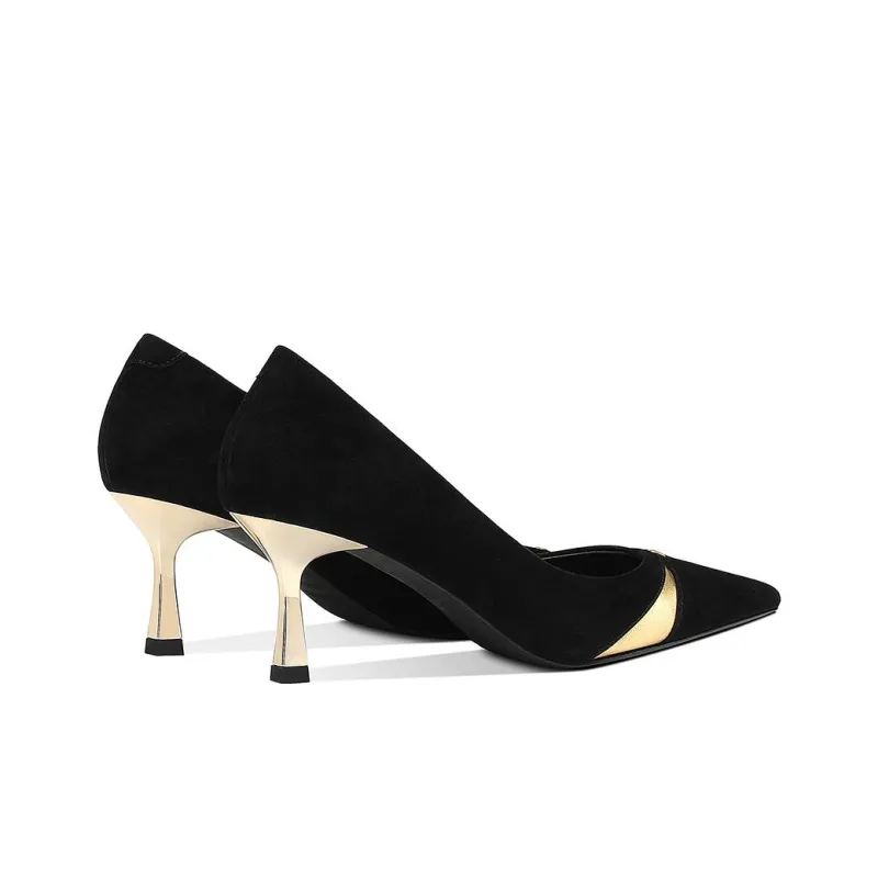 BOSSSUNWEN Slim Heel High Heels 6.5cm Women's Black-2
