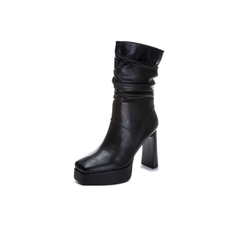 POOQ Ankle Boots 10.5CM Women's-6