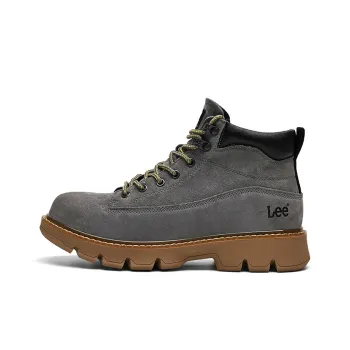 Lee Ankle Boots Men Dark Gray, Earth Yellow