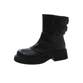 Bull charm Ankle Boots Women's Black/Brown