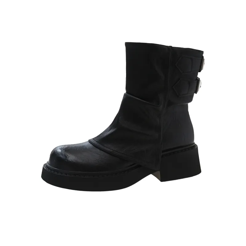 Bull charm Ankle Boots Women's Black/Brown-0