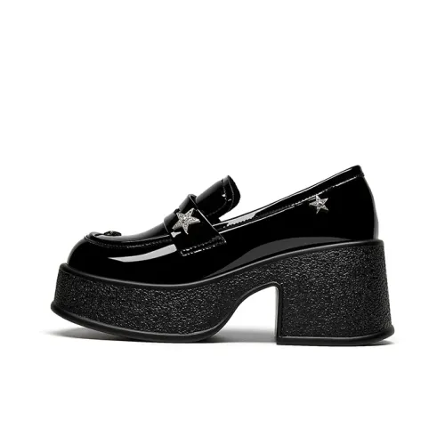 DAPHNE Chunky Heel High Heels 7.5CM Women's