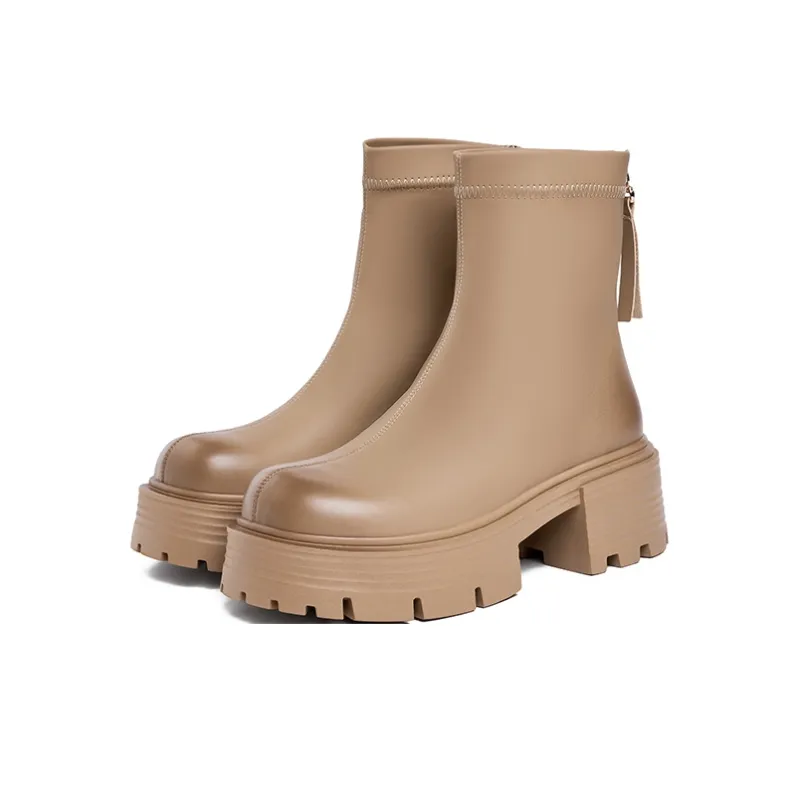 JOSINY Ankle Boots Women's Black/Khaki/Dark Brown-5