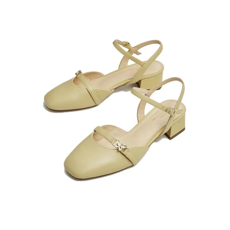 Tata Block Heel High Heels 4cm Women's-8