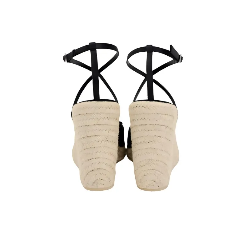 ZARA Wedge Heel High Heels Women's Black-5