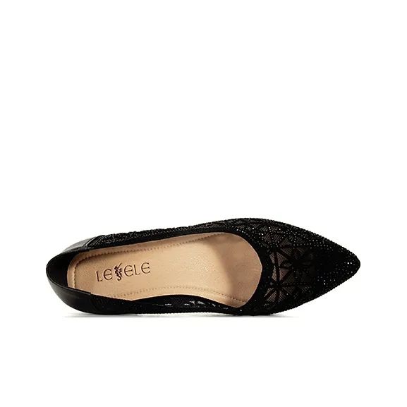 LESELE Chunky Heel High Heels 5cm Women's-11