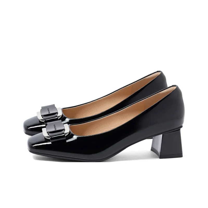 COMELY High Heels Women's Burgundy/Black/Pink Apricot-13