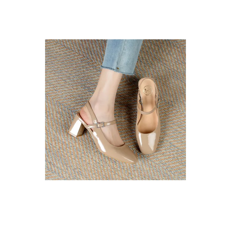 Safiya Chunky Heel High Heels 6.5cm Women's-1