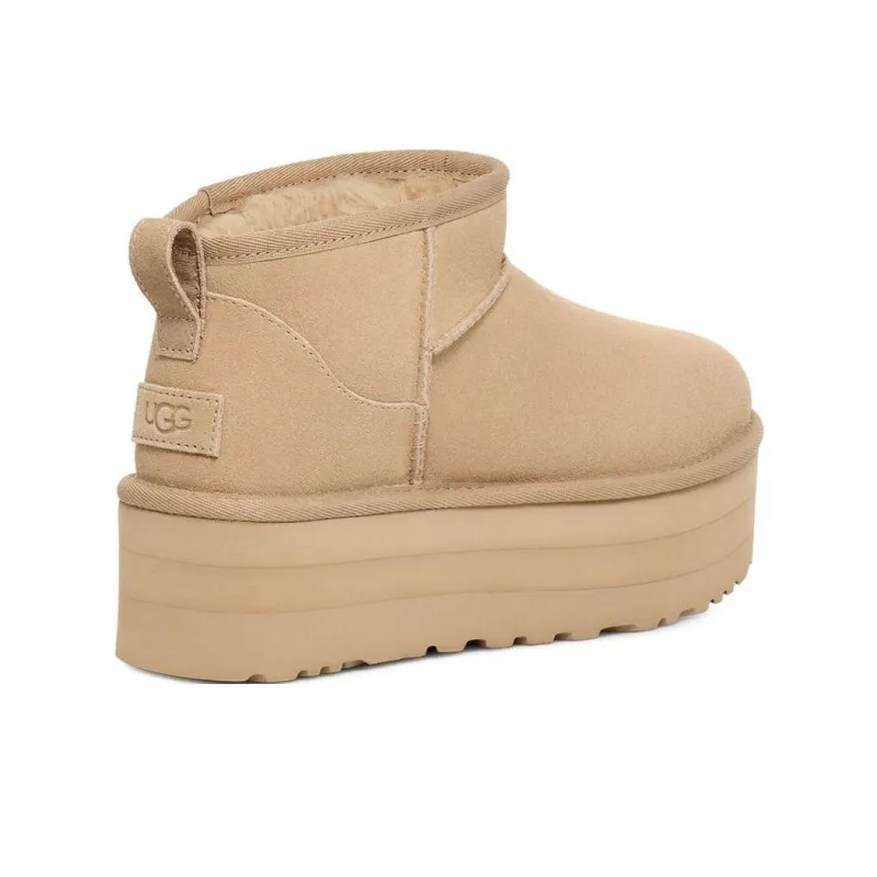 UGG Classic Ultra Mini Platform Boot Mustard Seed Women's-3