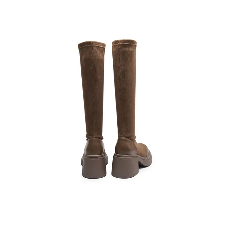 RED DRAGONFLY Knee high Boots 10CM Women's-10