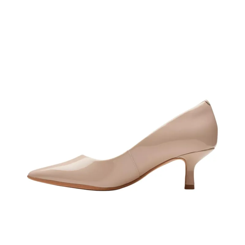 Clarks Slim Heel High Heels Women's Natural-0
