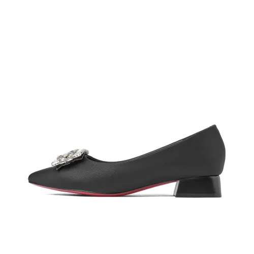 JOSINY Chunky Heel High Heels 2.5cm Women's
