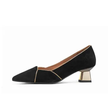 VEDULLAR Chunky Heel High Heels 3.5cm Women's