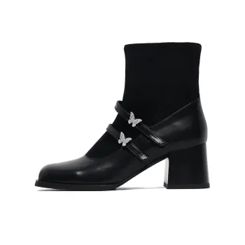 CAMEIDO Ankle Boots Women's Black