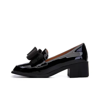 POOQ Chunky Heel High Heels 4.5CM Women's