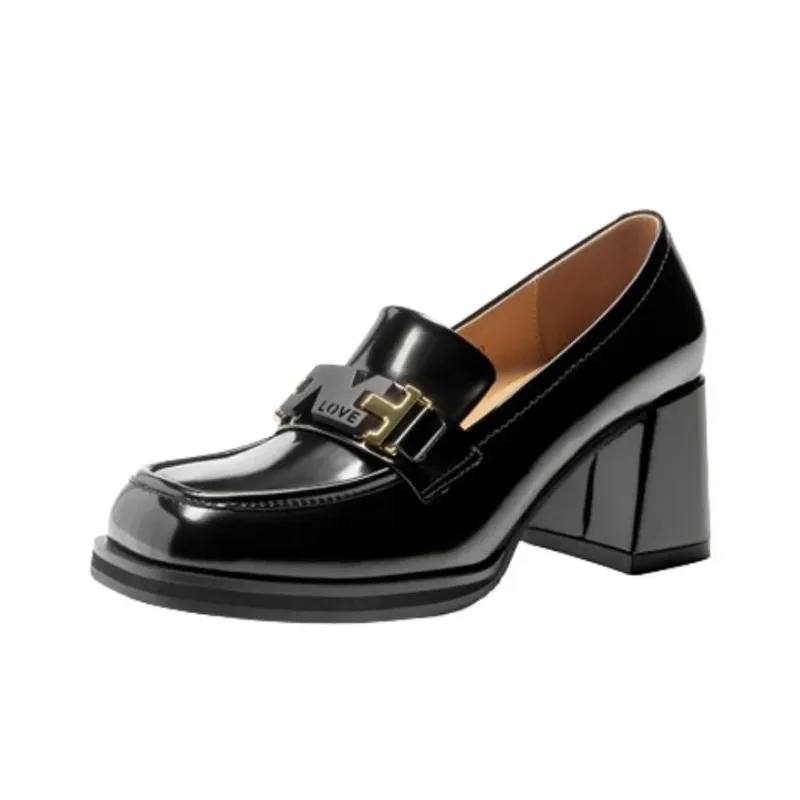 Satchi Chunky Heel High Heels 7.5cm Women's-0