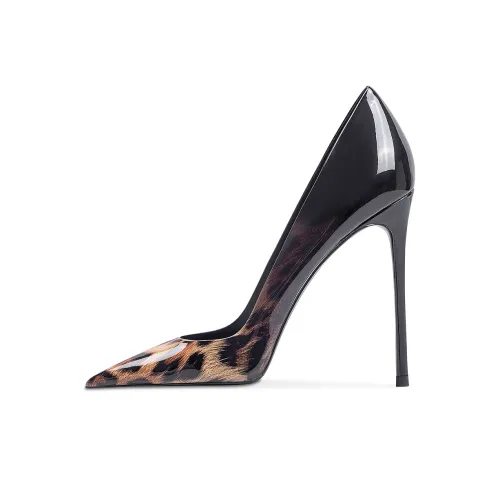 Ganxiaojie Slim Heel High Heels Women's Black
