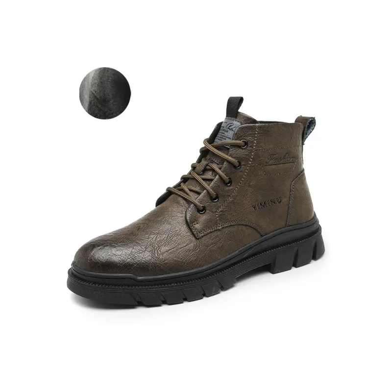 Eminu Martin Boots Men Black-14