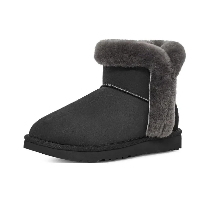 UGG Classic Heritage Fluff 'Black' Women's-2