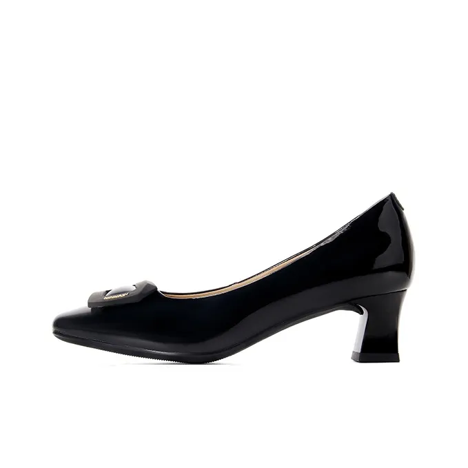LESELE Chunky Heel High Heels Women's-0