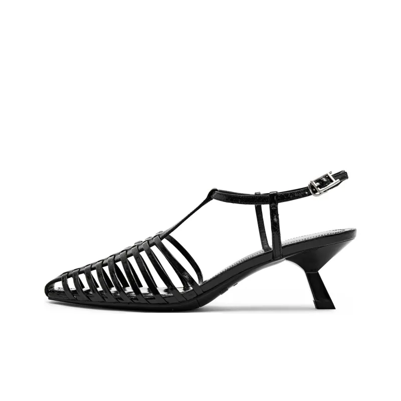 Staccato Fishbone High Heels Slim Heel High Heels 6cm Women's-4
