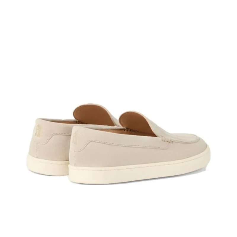 Brunello Cucinelli Round Toe Slip On Loafers-4