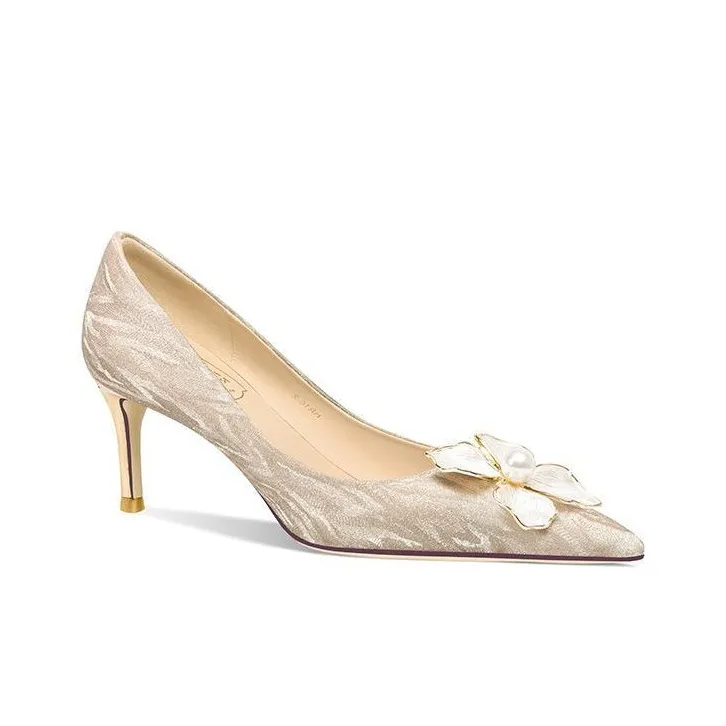 Holy Rose High Heels Women's Gold-6