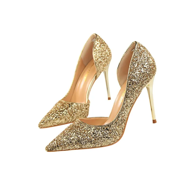QITUMAUL Slim Heel High Heels 9.5 Women's-9