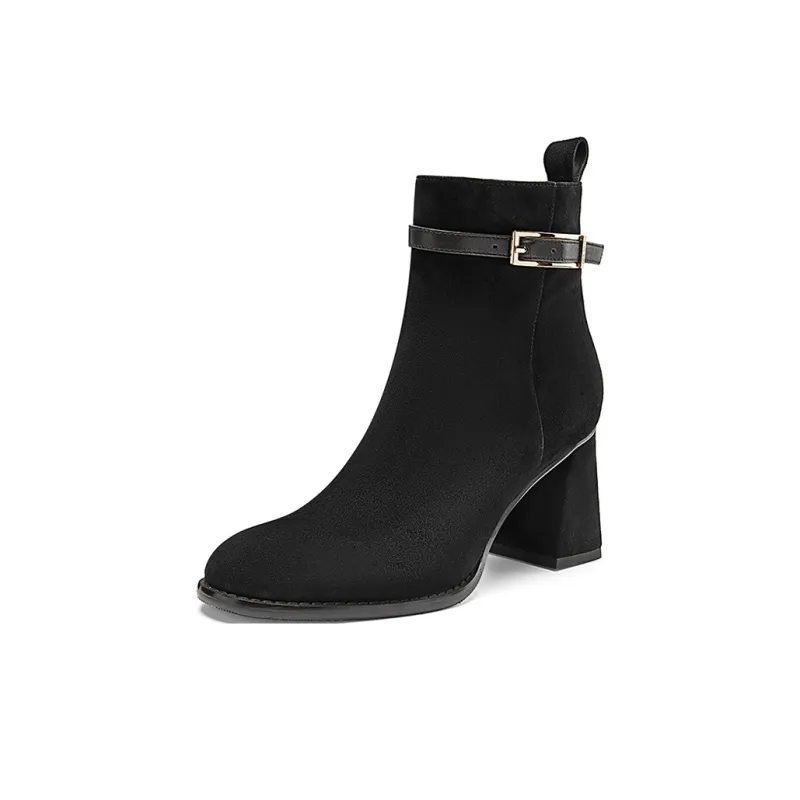 NINE WEST Ankle Boots Women's Black-1
