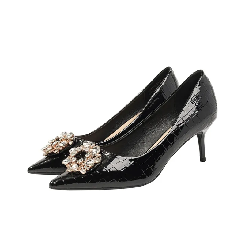 Dunnu Slim Heel High Heels 6.5cm Women's-2