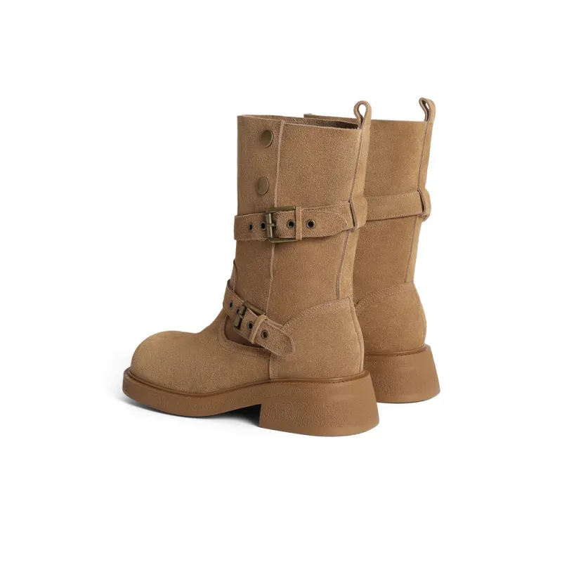Senda Ankle Boots Women's Khaki-3