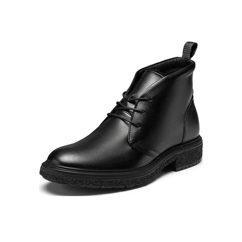 Ecco Cool Rapid Hybrid Collection Ankle Length Martin Boot Men's Black-2