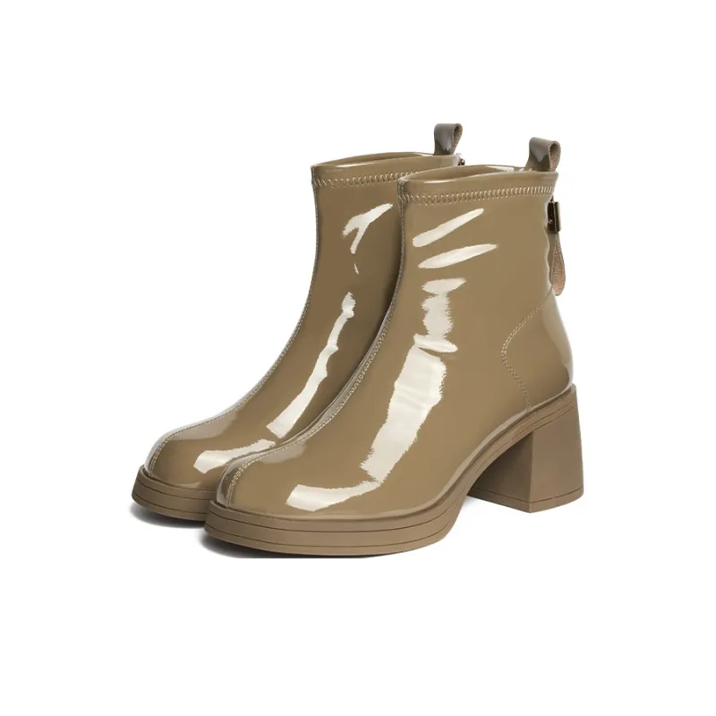 JOSINY Ankle Boots Women's Black/Yellow Green-8