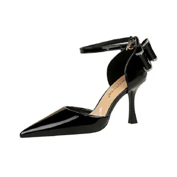 BIGTREE High Heels Women's Black/Red/Nude