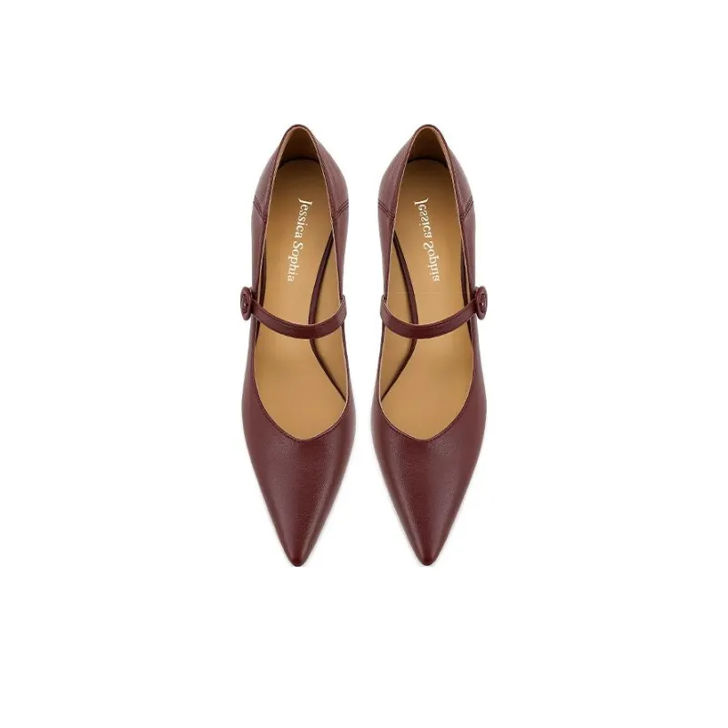 JESSICA SOPHIA Slim Heel High Heels 5.5cm Women's-4