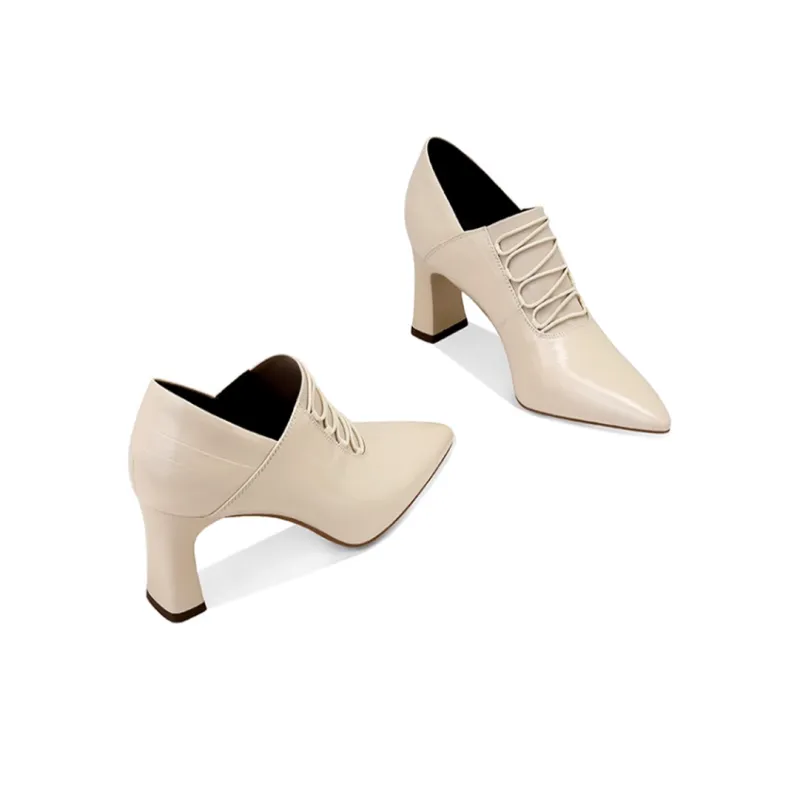 JESSICA SOPHIA Chunky Heel High Heels 6.5cm Women's-1