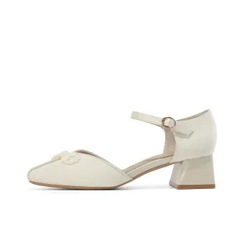 JOSINY High Heels 4.5cm Women's Ecru/Light Pink