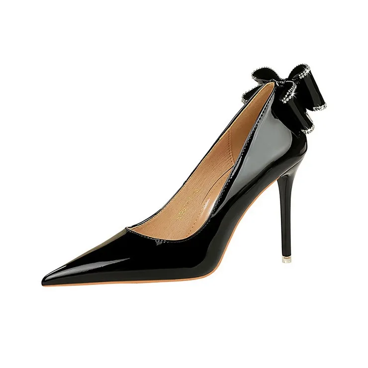 BIGTREE Slim Heel High Heels 10.5cm Women's-1