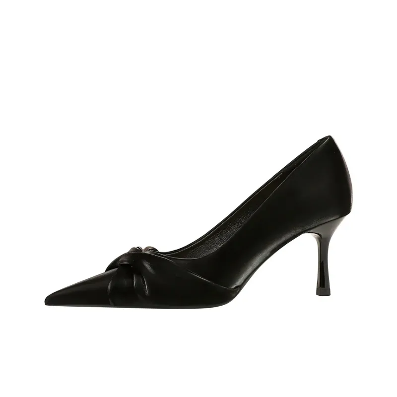 QITUMAUL Slim Heel High Heels Women's-0