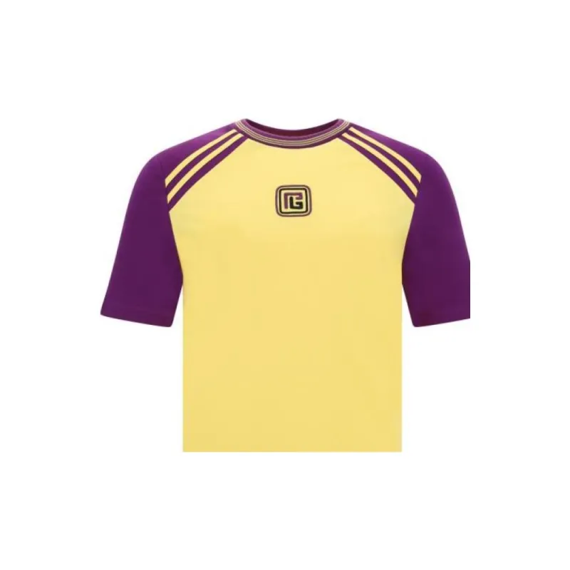 BALMAIN T-Shirts Men Yellow-2
