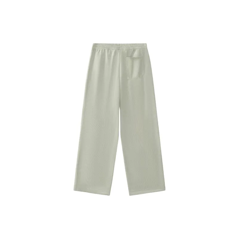 FILA FUSION FUSIONEER Knitted Sweatpants Women's Gray Duckling-1