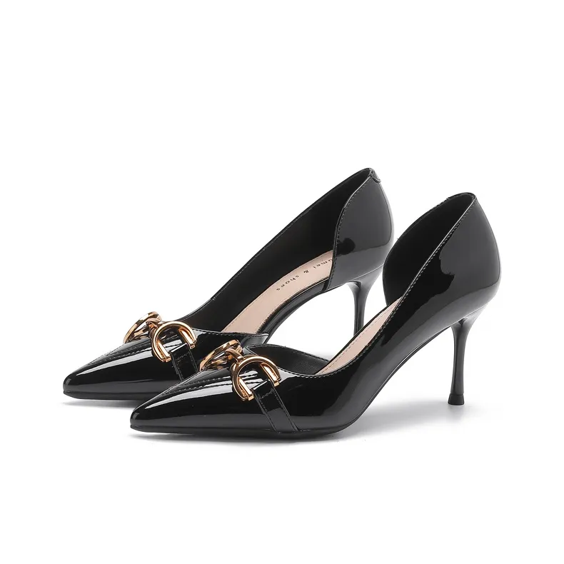 Zubumei Slim Heel High Heels 7cm Women's-1