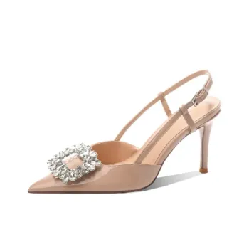WECKER Slim Heel High Heels 9cm Women's Nude