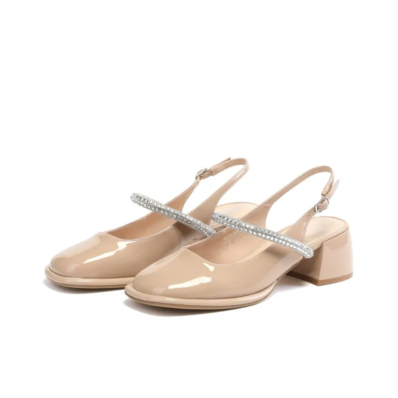 ST&SAT Chunky Heel High Heels 5.5cm Women's-7
