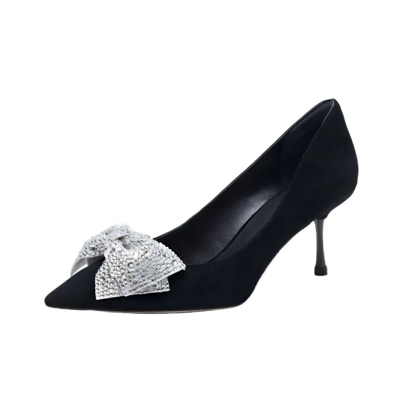 Staccato Butterfly Fairy Shoes Slim Heel High Heels 6.5cm Women's-5